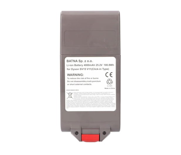 ExtraLink Bateria do odkurzacza Dyson V11/V15 Click 4000mAh - 1597356 - zdjęcie 2